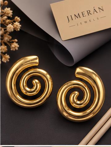 Spiral Conch Earrings
